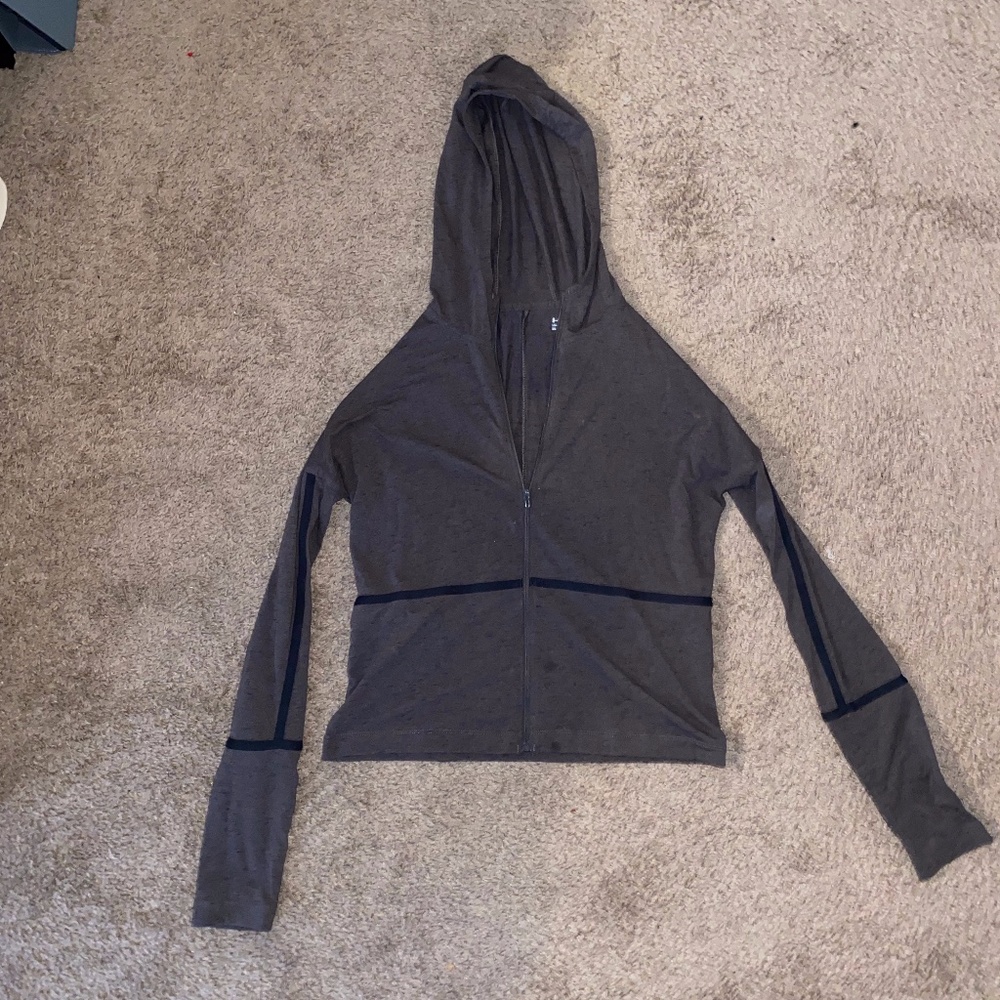 Under Armour Zip Up Hoodie | Gray/Brown Neutral Color | Size S